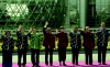 김대중 대통령 상하이 APEC 정상회의 정상 기념촬영 이미지