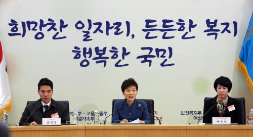 박근혜 대통령 2014년 일자리·복지 분야 업무보고 이미지