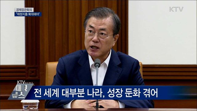 문재인 대통령 경제장관회의 이미지