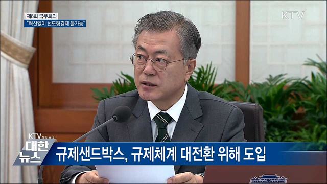 문재인 대통령 제6회 국무회의 이미지