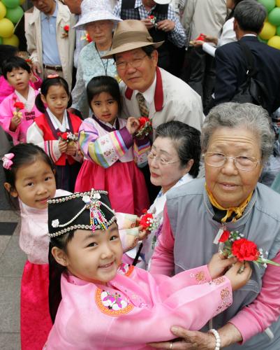 어버이날 기념 카네이션 축제 이미지