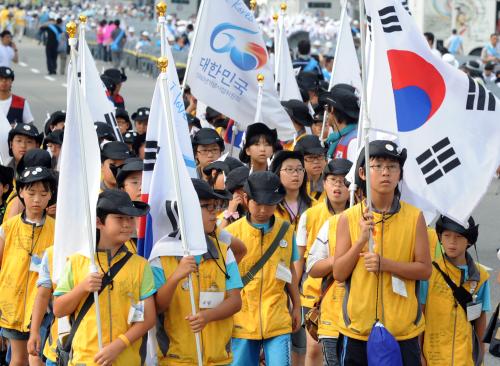 대한민국 건국60년 기념 국토대장정 미래대행진 이미지