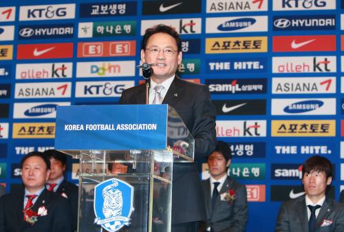 유인촌 장관 남아공월드컵축구대표팀 해단식 참석 이미지