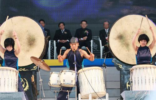 유인촌 장관 2010 한일축제한마당 서울행사 개막식 참석 이미지