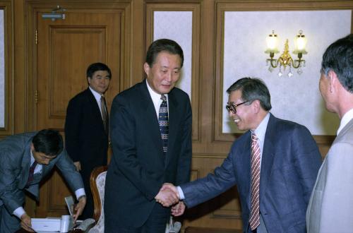 고건 국무총리 한국기독교교회협의회 임원 접견 이미지