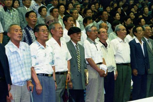 고건 국무총리 6ㆍ25 한국전 자유수호전쟁 47주년 행사 참석 이미지