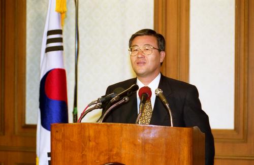 고건 국무총리 공정선거(15대 대통령선거)에 대한 담화문 발표 이미지