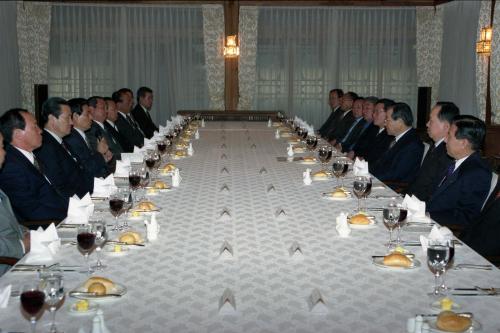 김종필 국무총리 농협중앙회 임원 접견 만찬 이미지