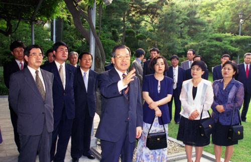 김종필 국무총리 대전지구당 당직자 초청 만찬 이미지