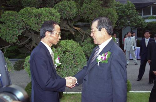 김종필 국무총리 감사원 개원 50주년 기념 리셉션 참석 이미지