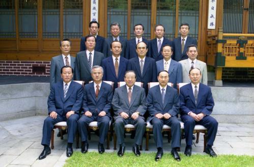 김종필 국무총리 경찰 간부와 오찬 이미지