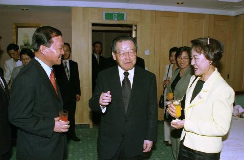 김종필 국무총리 자민련 주요당직자 및 입당의원 부부 축하 만찬 이미지