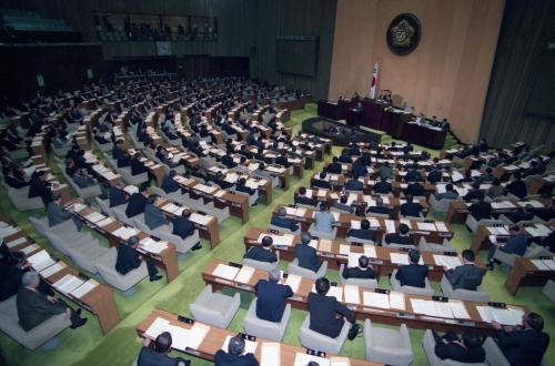 김종필 국무총리 국회 시정연설 이미지