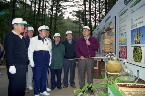 김종필 국무총리 식목일 행사 참석 이미지