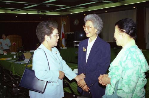 김종필 국무총리 부인 박영옥 여사 여성특별자문위원회 회의 참석 이미지