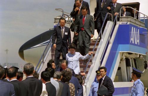 김종필 국무총리 일본 하네다국제공항 도착행사 이미지