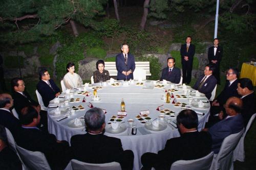 김종필 국무총리 자민련 부여지구당원 초청 만찬 이미지