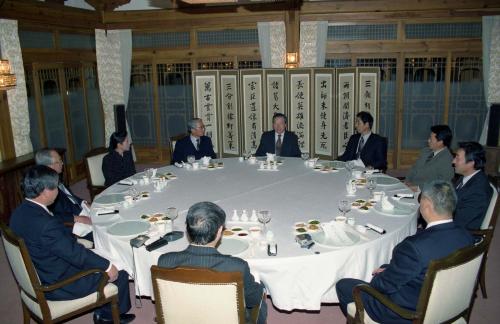 김종필 국무총리 일본 기업인 초청 만찬 이미지