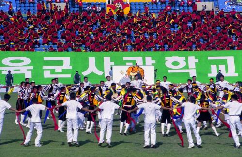 이한동 국무총리 3군사관학교 체육대회 참석 이미지