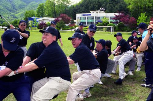 이한동 국무총리 2002 월드컵 성공개최기원 국무총리실 종합체육행사 참관 이미지