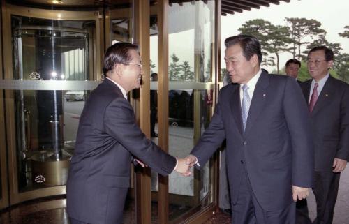 이한동 국무총리 전국경제인연합회 회장, 고문단 만찬 간담회 이미지