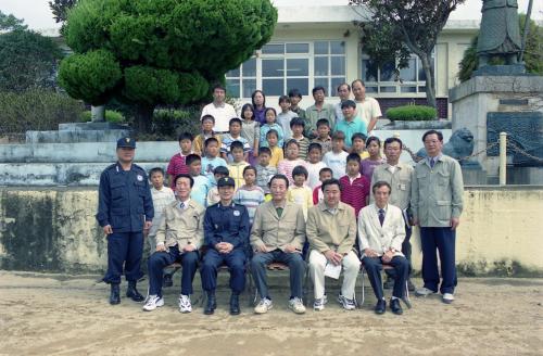 고건 국무총리 가덕도 태풍 수해현장 방문 이미지