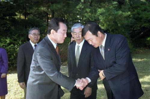 고건 국무총리 농민단체대표 간담회 및 기념촬영 이미지