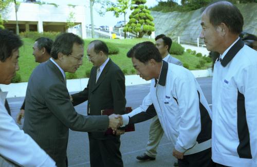 이해찬 국무총리 (주)만도 방문 이미지