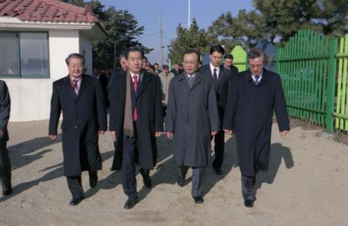 이해찬 국무총리 제2연육교 연결도로 공유수면 방문 이미지