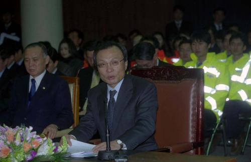 이해찬 국무총리 제설대비관련 한국도로공사 동서울지사 방문 이미지