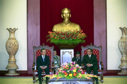 이해찬 국무총리 Nong Duc Manh 베트남 공산당 서기장 예방 이미지