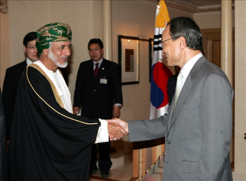 이해찬 국무총리 Yousuf 오만 외교담당장관 접견 이미지