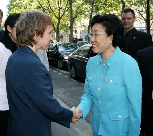 한명숙 국무총리 프랑스 경제인연합회(MEDEF) 주최 간담회 이미지