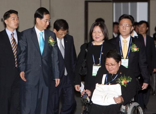 한덕수 국무총리 제7회 세계장애인 한국대회 개회식 참석 이미지