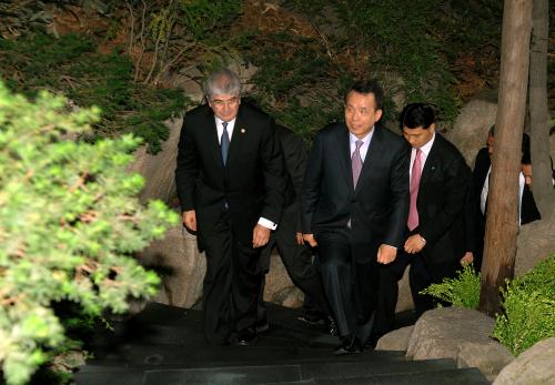 한승수 국무총리 에스빠다 과테말라 부통령 환영 만찬 이미지