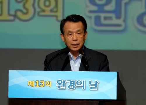 한승수 국무총리 환경의날 기념식 참석 이미지