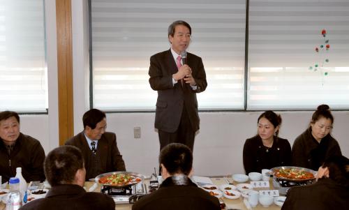 정운찬 총리 연기군 이장협의회 오찬간담회 이미지