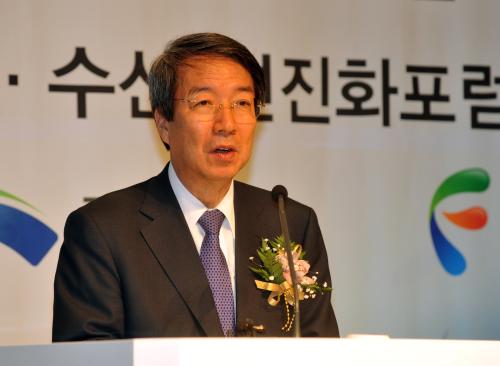 정운찬 총리 미래한국해양 수산선진화 포럼 이미지