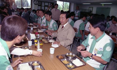 김영삼 대통령 남선정공 시찰(서울전경 항공, EXPO장 항공) 이미지