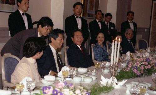 한ㆍ일 정상 공식만찬(김영삼 대통령, 호소카와 모리히로 수상) 이미지