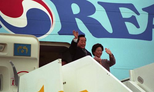 김영삼 대통령 프랑스 오를리공항 환송행사 이미지