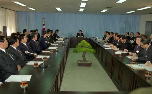 김영삼 대통령 제주도 업무보고 청취 및 오찬 이미지