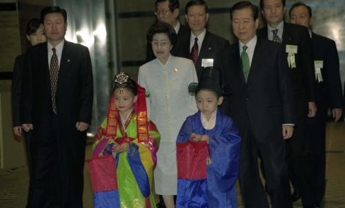 김대중 대통령 2001 세계협동조합 서울 총회 참석 이미지