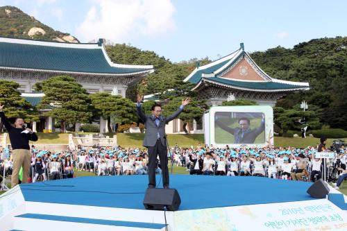 이명박 대통령 대한민국 어린이 기자단 초청 행사 이미지