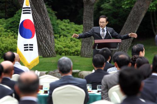 이명박 대통령 민주평통 간부 자문위원 초청 간담 이미지